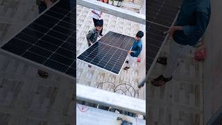 best solarpanel installation cost for home in india solarpower system soldering Shorts [upl. by Plantagenet]