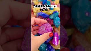 Colorful Rock Crystals ASMR rock stone colors shorts satisfying asmr [upl. by Ivetts]