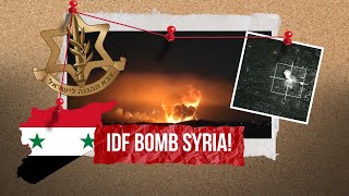 Israels Heaviest Bombs on Syria in a Decade [upl. by Vergos395]