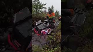 Testing the waters on the Polaris Scrambler1000xp theshitshowcrew offroad goingdeep atv [upl. by Hazrit]