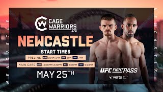 Cage Warriors 172 Prelims  Main Card is LIVE at 1230pm PT on UFC FIGHT PASS [upl. by Rosalinde]