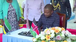 MOZAMBIQUE PRESIDENT TOURS KPA MOMBASA ESCORTED BY RUTO MUST WATCH [upl. by Yntruoc]