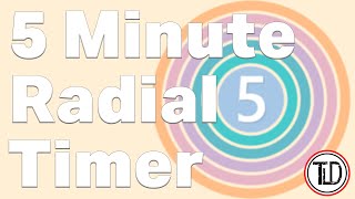 5 Minute Timer  Radial Timer with music [upl. by Eillo783]