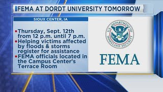 FEMA At Dordt University Tomorrow [upl. by Akienom]