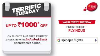 SpiceJet  Terrific Tuesday Offer [upl. by Kellda293]