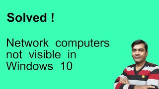 Solved  windows 10 network pcs not showing up  network does not show computers [upl. by Lleda]