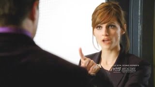 Castle 2x22 Moment Youre giggling over risotto w our suspect  Jealous Beckett Shuts Out Castle [upl. by Aisilef]