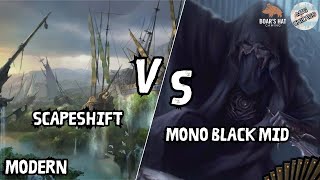 Scapeshift VS Mono Black Mid MTG Modern [upl. by Eolc]