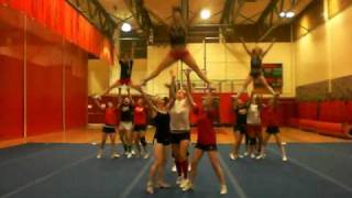 HHS Varsity Cheer Competition Routine 20092010 [upl. by Negem]