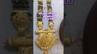 24ct gold forming mangalsutra shortsviral viralvideo viralshorts 1gmjewellery mangalsutra [upl. by Assirehc]