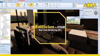 Render en Tiempo Real 3D  EdificiusRTBIM  ACCA software [upl. by Hamford368]