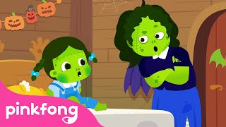 Yes Papa Song Baby Monster Halloween Version  Halloween Song  Pinkfong Official [upl. by Alika]