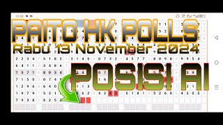 PAITO HK RABU 13 NOVEMBER 2024  BOCORAN TOGEL HK  PAITO HK HARI INI  LIVE DRAW RESMI HK [upl. by Utir618]