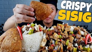 MOUNTAIN OF CRISPY PORK SISIG MUKBANG  PUTOK BATOK  MUKBANG PHILIPPINES [upl. by Saw705]