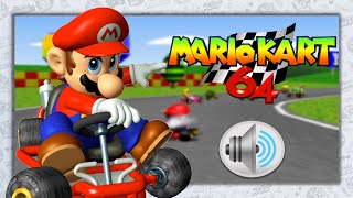 Mario Kart 64  Mario Voice Clips amp Sounds [upl. by Dieterich276]