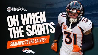 Simmons to the Saints I Broncos Breakdown [upl. by Kancler633]