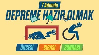 7 Adımda DEPREME HAZIR OLMAK [upl. by Delos]