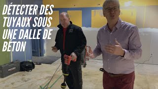 Comment détecter des tuyaux sous une dalle de béton [upl. by Eentruoc72]