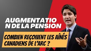 Augmentation de la pension de vieillesse 2024  combien reçoivent les aînés canadiens de lARC [upl. by Jestude357]