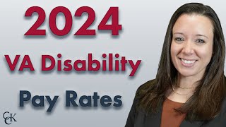 2024 VA Disability Pay Chart and Compensation Rates [upl. by Cristoforo]