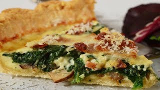 Quiche Recipe Demonstration  Joyofbakingcom [upl. by Espy]