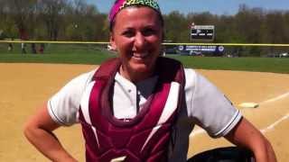 Softball Seniors Nicole Henninger and Katie Lynch After KUs 113 Playoff Win [upl. by Wales551]