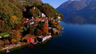 Lugano Lake  Albogasio San Mamete Porlezza  Water Reflections [upl. by Etteluap369]