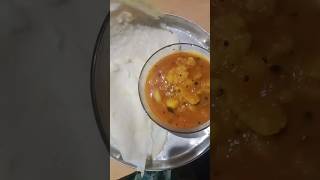 Soft chakuli pitha and curry recipe 🥞🥘🍴🍅🌶️🌿🥔🍚 [upl. by Barri]