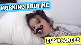 VLOG  MORNING ROUTINE en famille à lhôtel  VACANCES au SOLEIL😀🌴 [upl. by Sybyl]