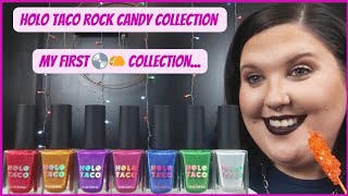 Holo Taco Rock Candy Collection  Swatch amp Review [upl. by Ferretti]