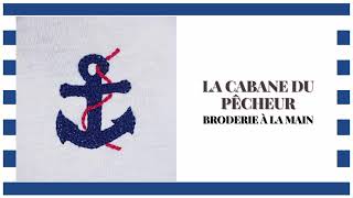 Tshirt brodé à la main en point de chaînette  Broderie pour les débutants [upl. by Sommers]