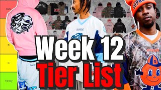 SUPREME Week 12 Tier List featuring NCAA Mitchell amp Ness [upl. by Anits]