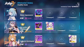 Honkai Impact 3 SEA  Memorial Arena Master  Doom 31946  SI HoS VQ Budget [upl. by Ariamoy]