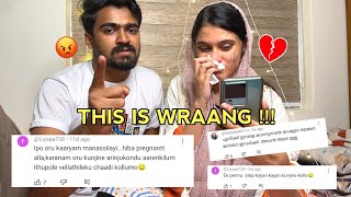 Pregnant Hiba കുട്ടിയെ കൊല്ലും 😡 Reacting To Negative Comments [upl. by Ellennahc]