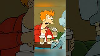 Fry Drinks too much coffe futurama shorts [upl. by Liban171]