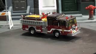 Somerville MA Fire Dept 164 scale KME Pumper [upl. by Sage]