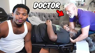 I Hired A Chiropractor To Change NoNeckJay’s Life [upl. by Ollie]