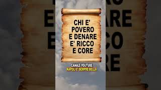 PROVERBI NAPOLETANI SUI SOLDI [upl. by Florio]