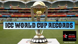 Cricket World Cup Records of all time  ICC World Cup Records [upl. by Tris430]