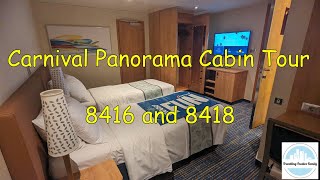 Carnival Panorama Cabin Tour Connecting rooms [upl. by Yeltnarb]