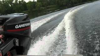 1996 Force Gamefisher 15hp outboard motor [upl. by Amelus]