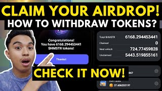 CLAIM YOUR AIRDROP HOW TO WITHDRAW HAMSTER KOMBAT TOKENS TOKENS DISTRIBUTED TO PLAYERS [upl. by Marlyn]