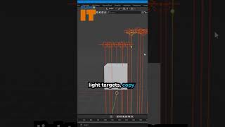 💡 Mastering Light Targeting in Blender A Quick Guide 🎯blendertutorial [upl. by Anaitak727]