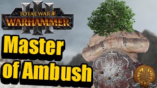 Why Ogres are the Master of Ambush Battle  Total War WARHAMMER III [upl. by Beera]