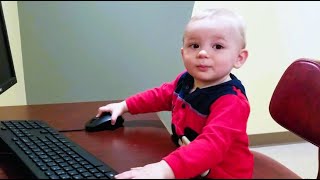 Kids Imitating Adult Jobs  Funny Moments of Children Imitating Adults  Funny Baby Videos [upl. by Teragramyram526]