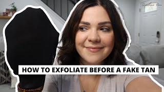 HOW TO EXFOLIATE BEFORE A SPRAY TAN OR SELF TAN  TIPS AND TRICKS BY A PRO SPRAY TAN ARTIST [upl. by Jarvey]