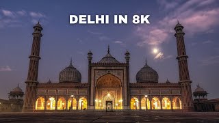 Delhi Tourist Places  Capital of India  India in 8K ULTRA HD 60 FPS [upl. by Sanborn476]