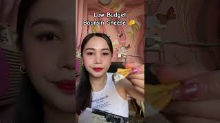 Low budget Boursin Cheese 🤭🧀 foodie creamcheese cheese bisayavlogger philippines [upl. by Eirual]