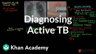 Diagnosing active TB  Infectious diseases  NCLEXRN  Khan Academy [upl. by Ode]