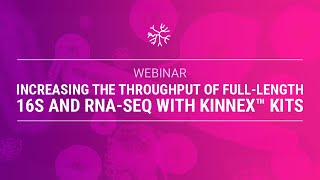 Increasing the throughput of fulllength 16S and RNASeq with Kinnex™ kits [upl. by Othilia]